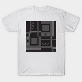 Geometric black T-Shirt